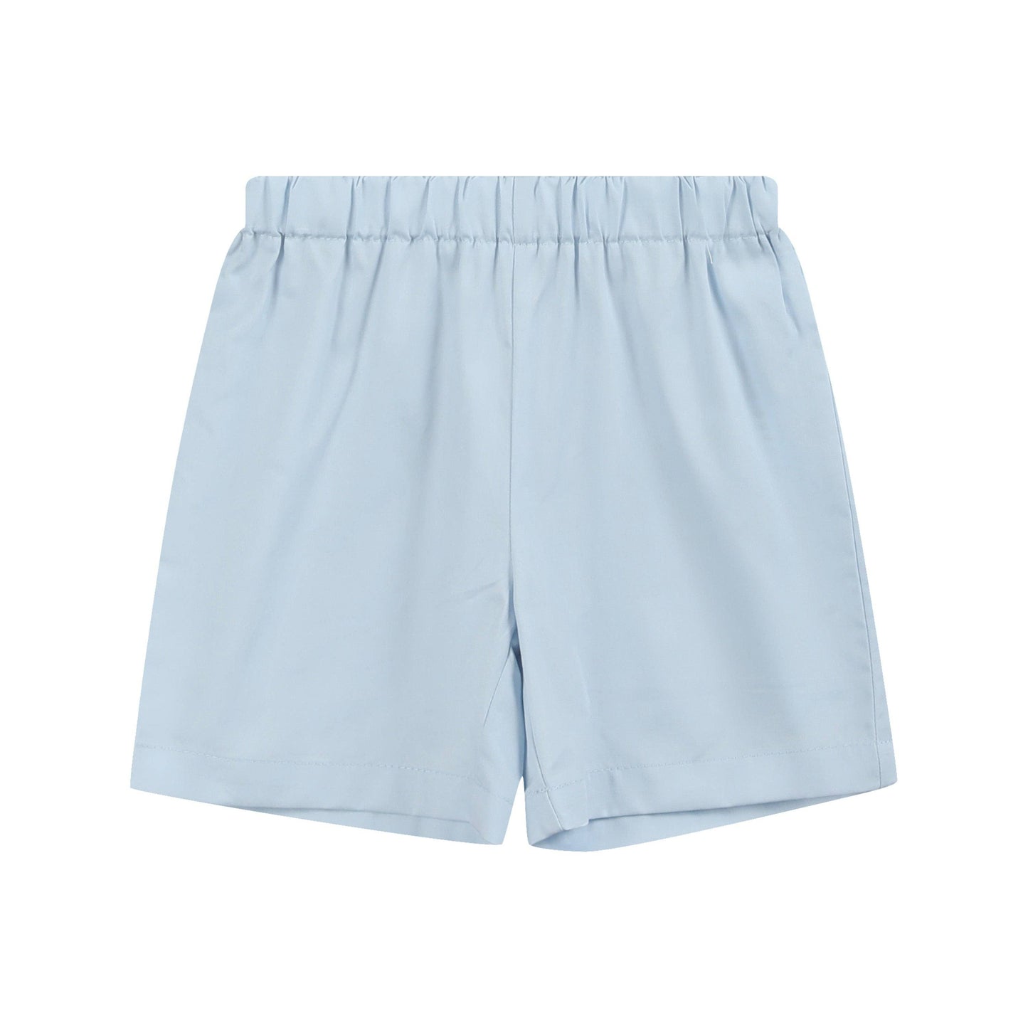 Light Blue Shorts and White Crosses Shirt Boys Set