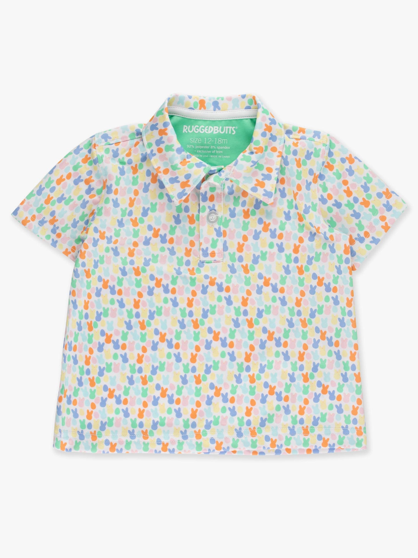 Boys Hoppy Eggs Short Sleeve Performance Polo