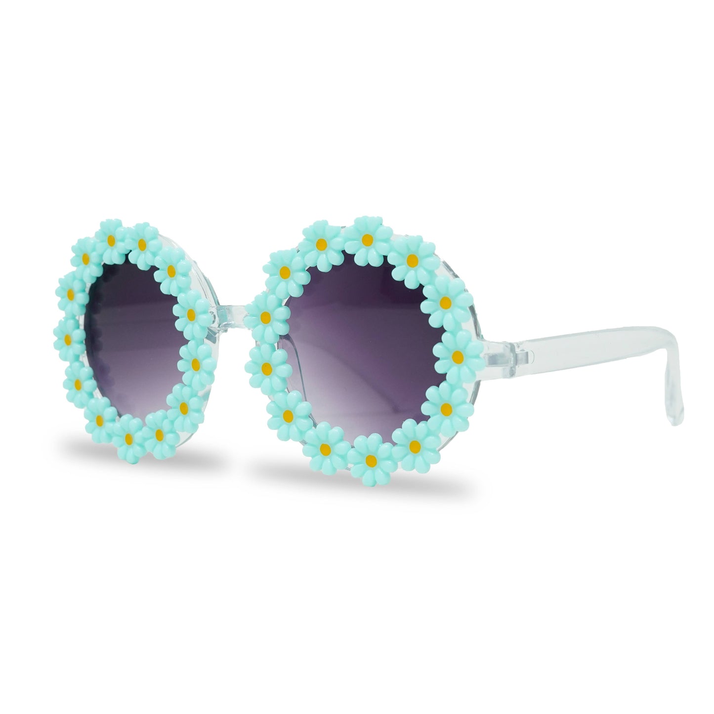 Round Daisy Flower Kids Sunglasses