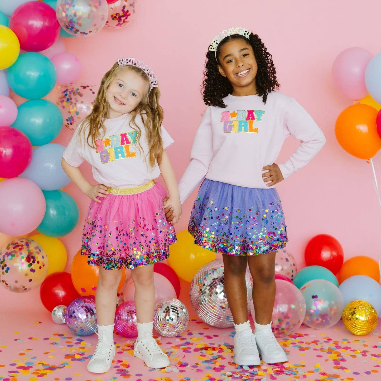 Raspberry Confetti Girls Tutu
