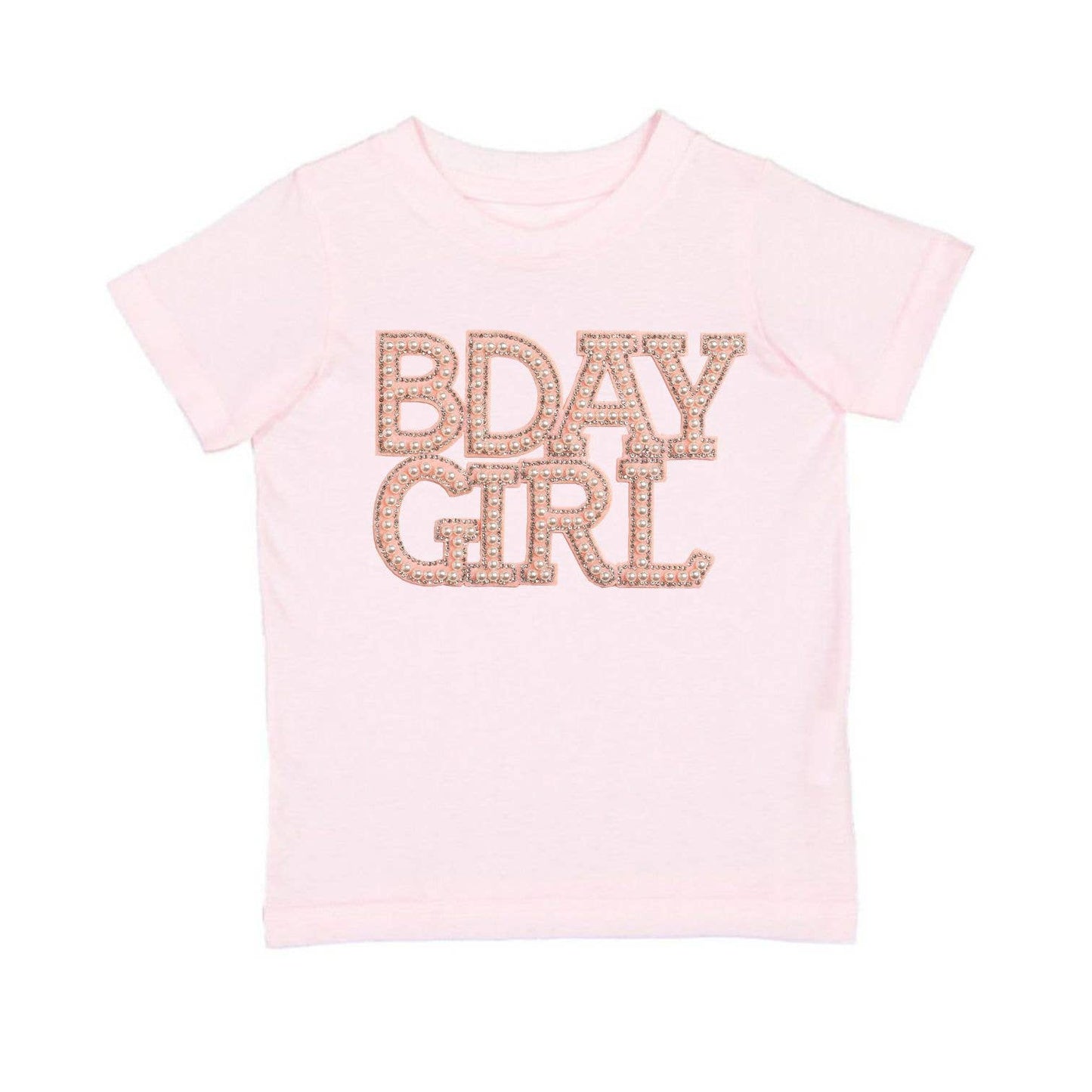 Pearl B-Day Girls Patch Short Sleeve T-Shirt