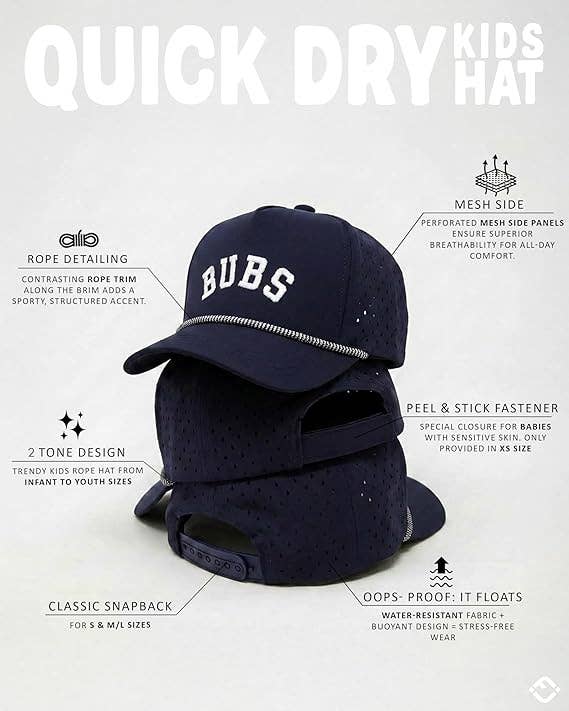 Boy's Hat - Bubs - Navy: Youth