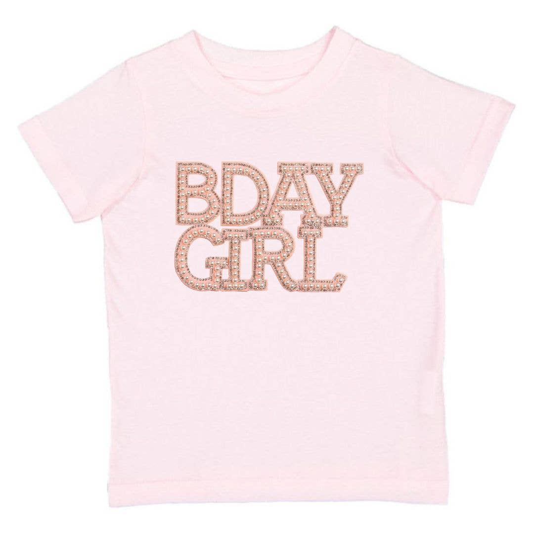 Pearl B-Day Girls Patch Short Sleeve T-Shirt