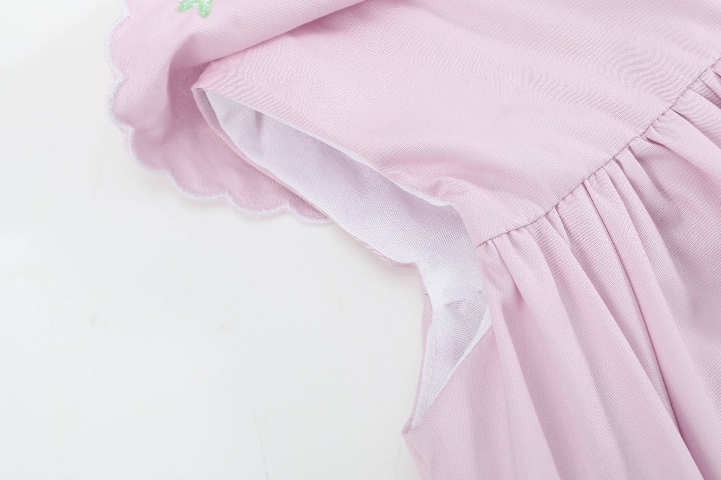 Light Purple Bunny and Flowers Girls Dress