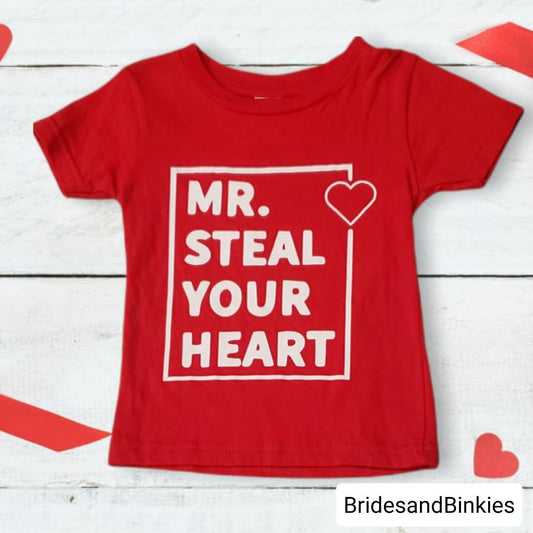 Mr. Steal your Heart Valentines Shirt