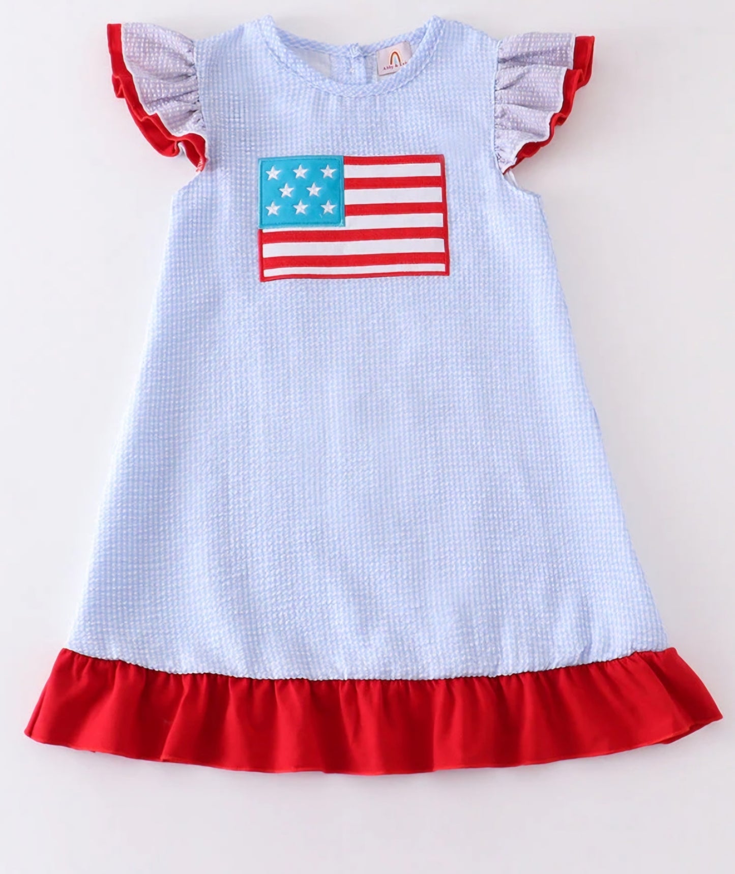 Girls Patriotic Flag Dress