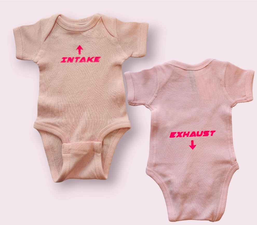 Intake/Exhaust Baby Bodysuit