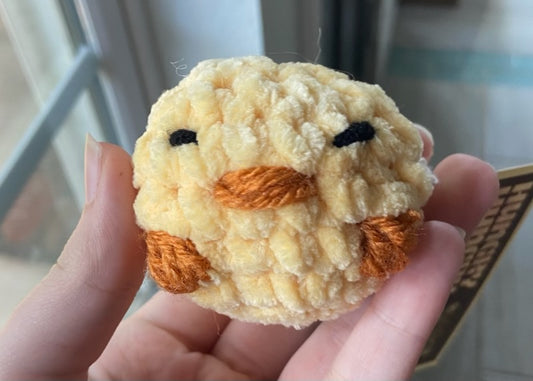 Baby Chick Yellow Ball Crocheted Stuffie