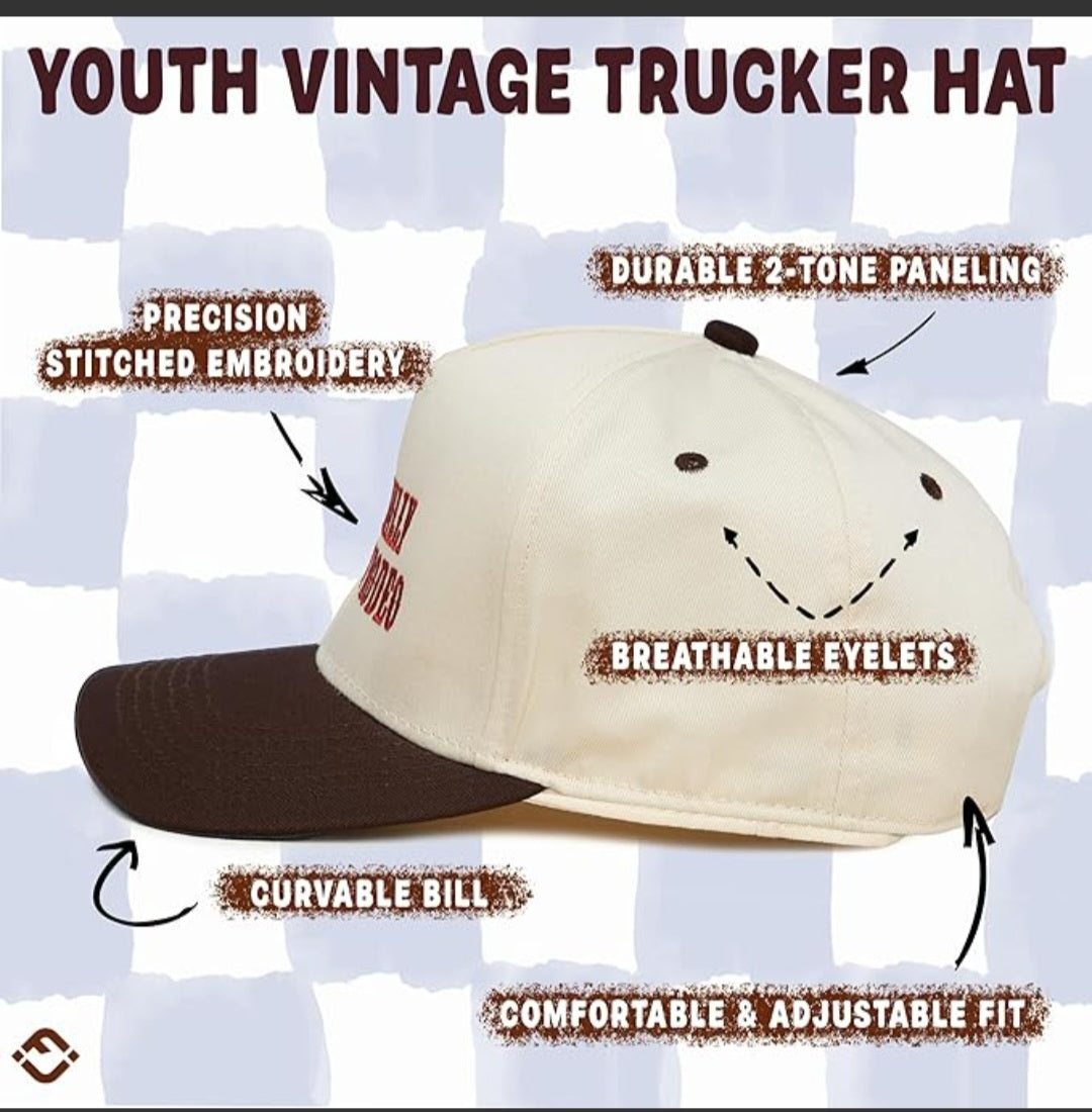 This actually is my first rodeo: Kids Cap Brown