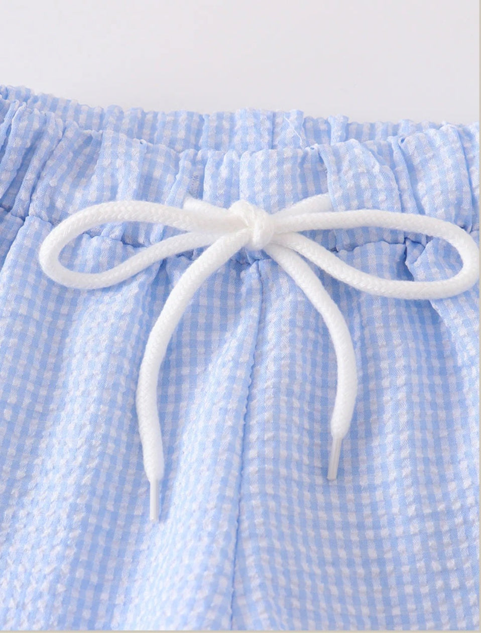Patriotic Flag Seersucker Boys Shorts