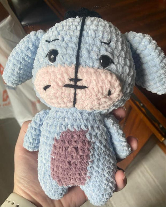 Story Time Character Crocheted- Donkey Stuffie