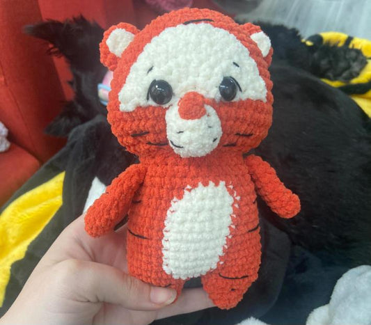 Story Time Character Crocheted- Tiger Stuffie
